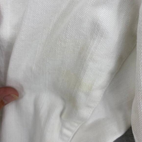 Chaps Jeans Womens 16 Plus White Capris 5 Pocket Style Casual Ladies Pants - Picture 11 of 12